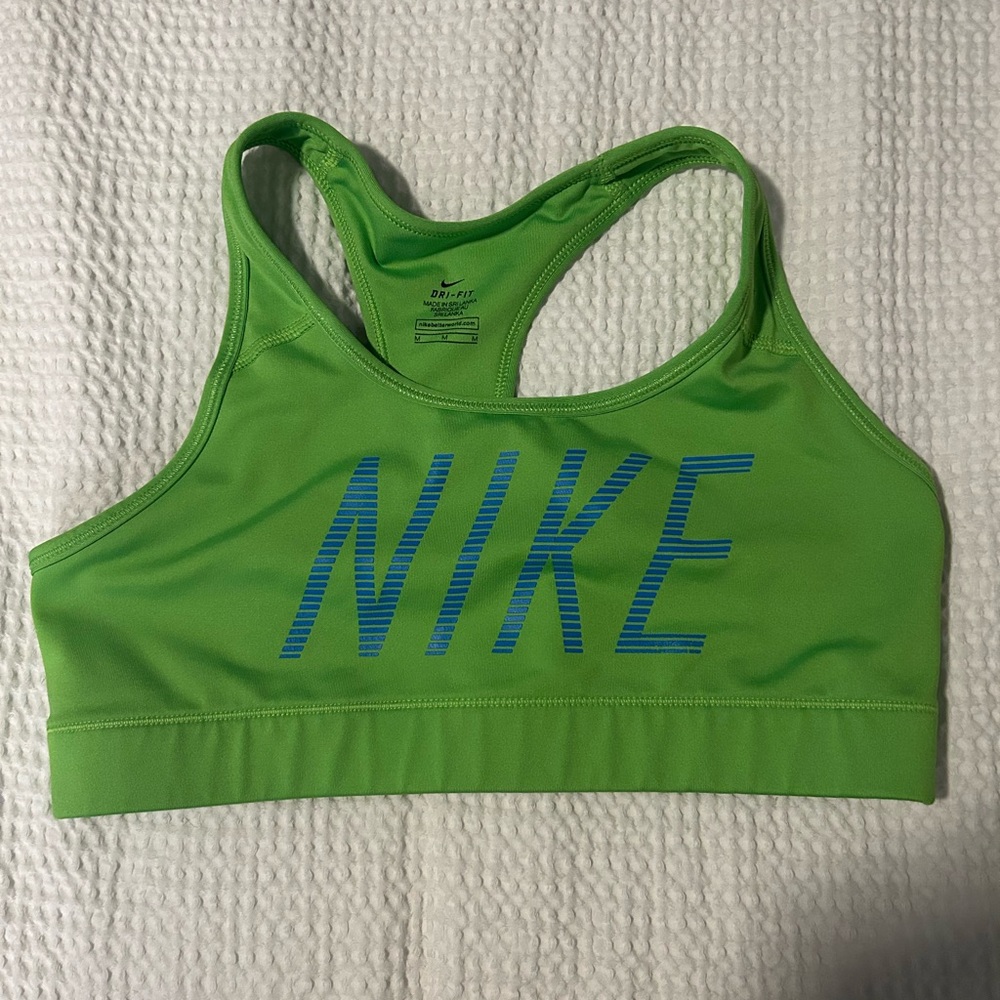 Nike Green Racerback Sports bra